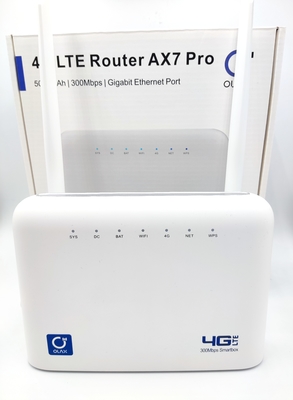 เราเตอร์ 4G CPE Wifi ความเร็วสูง 2x2 MIMO 5000mah Sim Router