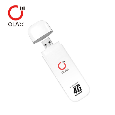 White Olax U80 4G LTE 4G Sim Dongle สำหรับซิมทั้งหมดความเร็วสูงสำหรับ CP Home