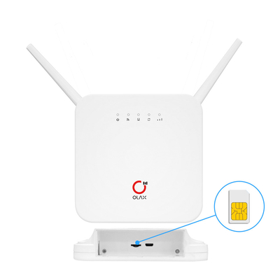 Wireless WiFi 4G Industrial Router 192.168.1.1 Band28 สำหรับผู้ค้าปลีก OLAX AX6 PRO